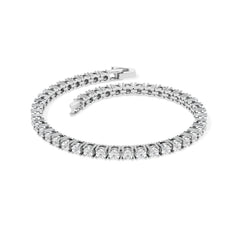 Brilliance Silver Lab Diamond Set 0.57ct Tennis Bracelet