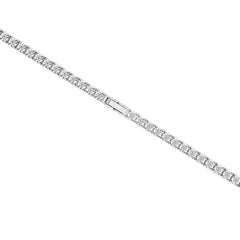 Brilliance Silver Lab Diamond Set 0.57ct Tennis Bracelet