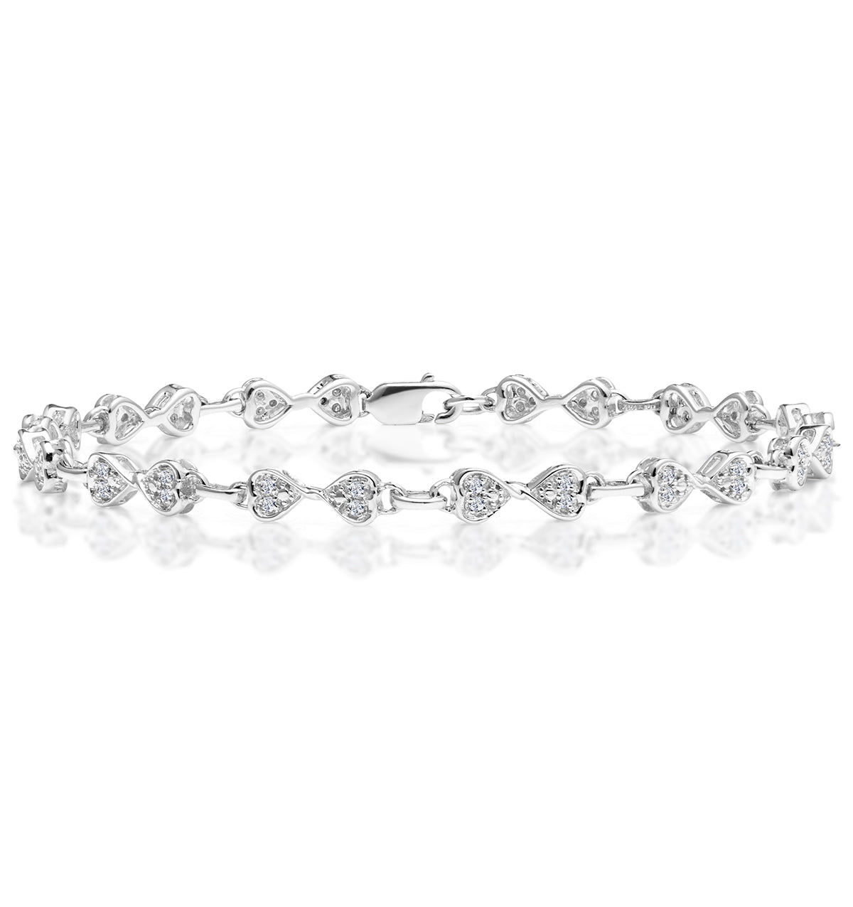 0.25ct Heart Bracelet Set