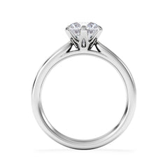 1.5ct Diamond Engagement Ring Low Set Chloe Lab F/VS1 18K White Gold