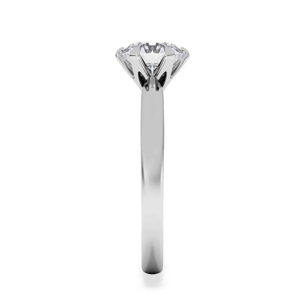 1.5ct Diamond Engagement Ring Low Set Chloe Lab F/VS1 Platinum