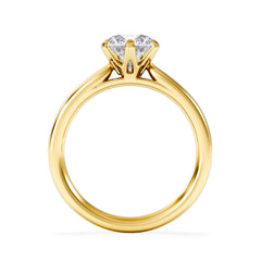 1.5ct Diamond Engagement Ring Low Set Chloe Lab F/VS1 18K Gold
