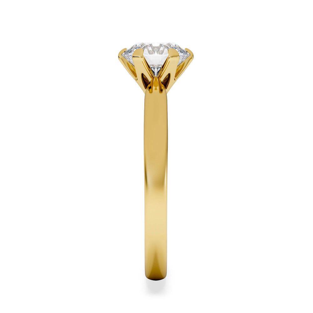 1.5ct Diamond Engagement Ring Low Set Chloe Lab F/VS1 18K Gold