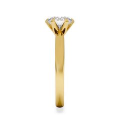1.5ct Diamond Engagement Ring Low Set Chloe Lab F/VS1 18K Gold