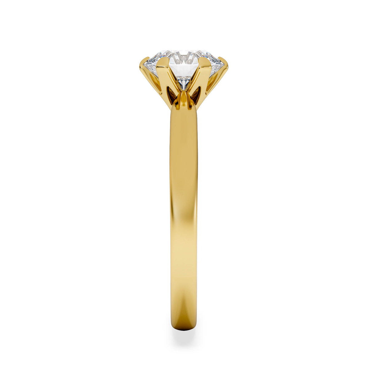 1.5ct Diamond Engagement Ring Low Set Chloe Lab F/VS1 18K Gold
