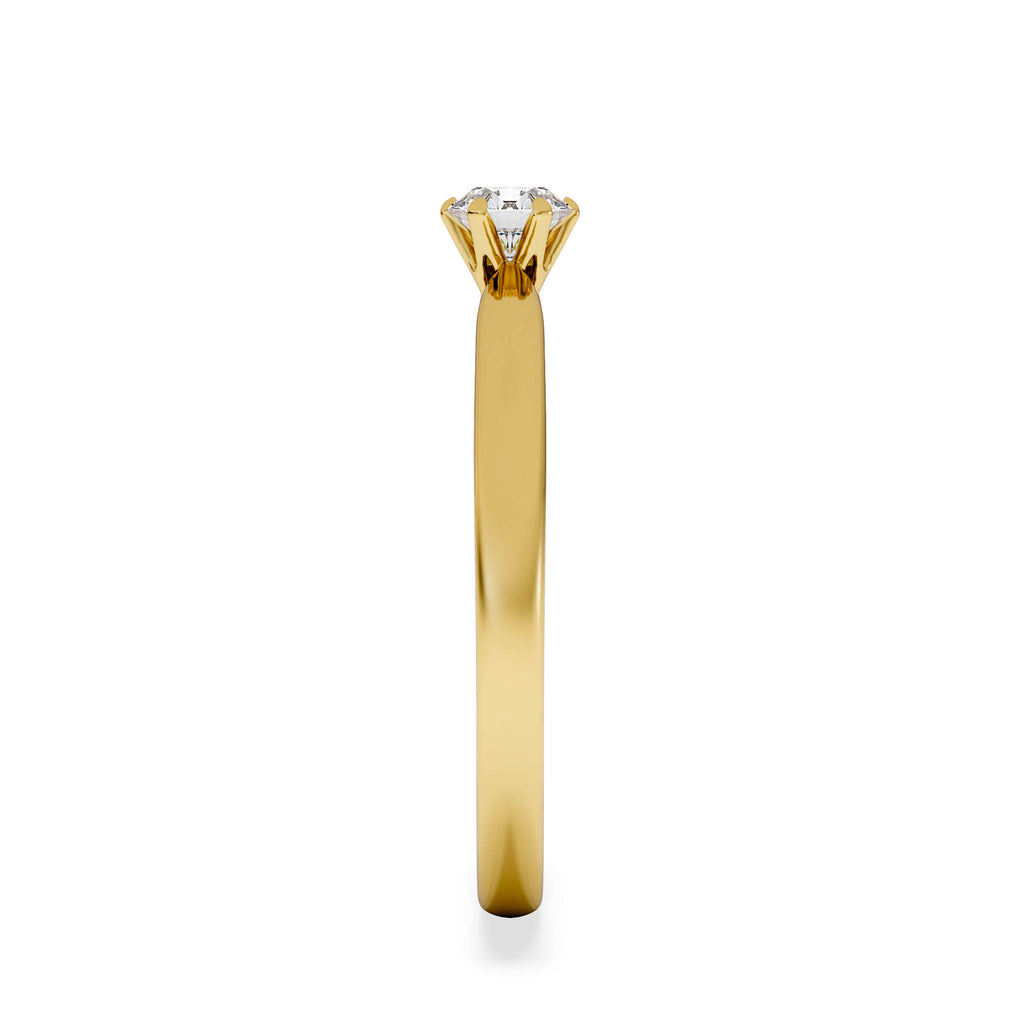 Low Set Chloe Lab Diamond Engagement Ring 0.25CT G/VS1 18K Gold