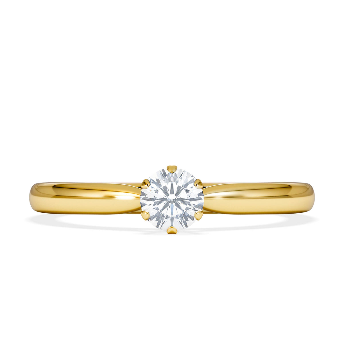 Low Set Chloe Lab Diamond Engagement Ring 0.25CT G/VS1 18K Gold