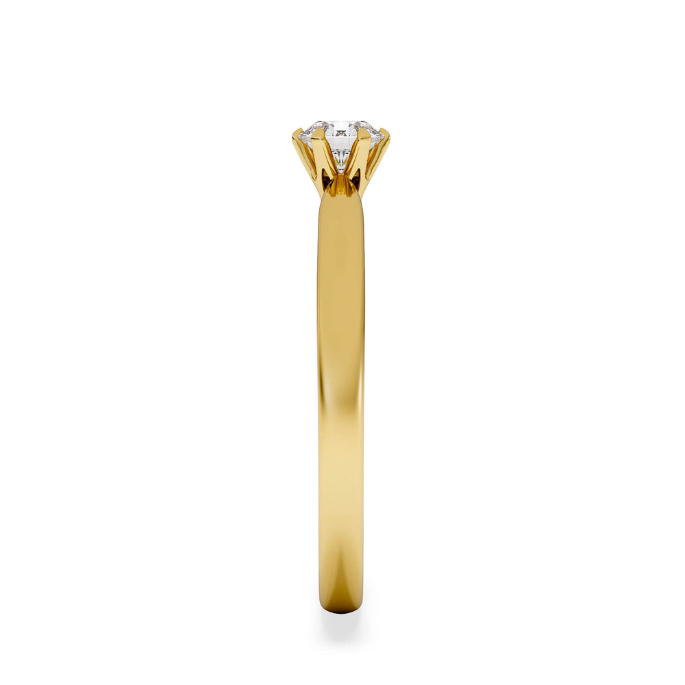 Low Set Chloe Lab Diamond Engagement Ring 0.33CT F/VS1 18K Gold
