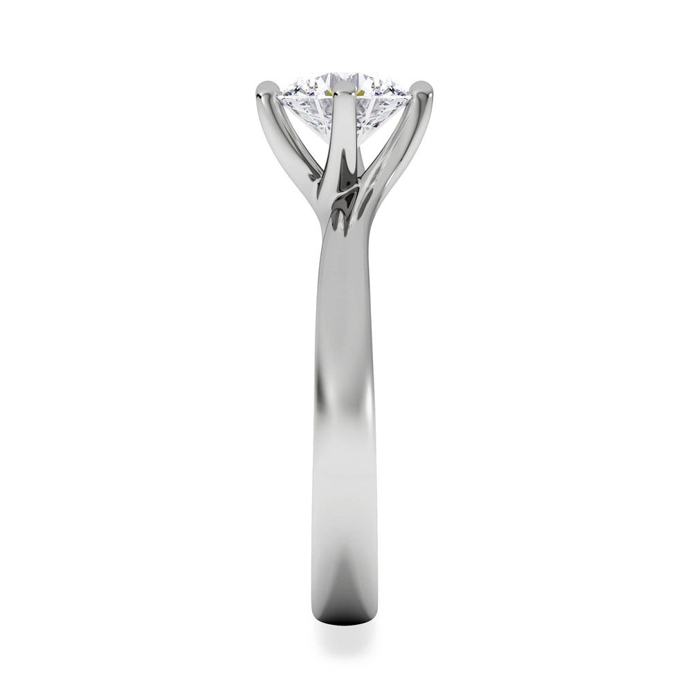 1 Carat Diamond Engagement Ring Lily Lab F/VS1 Platinum IGI Certified