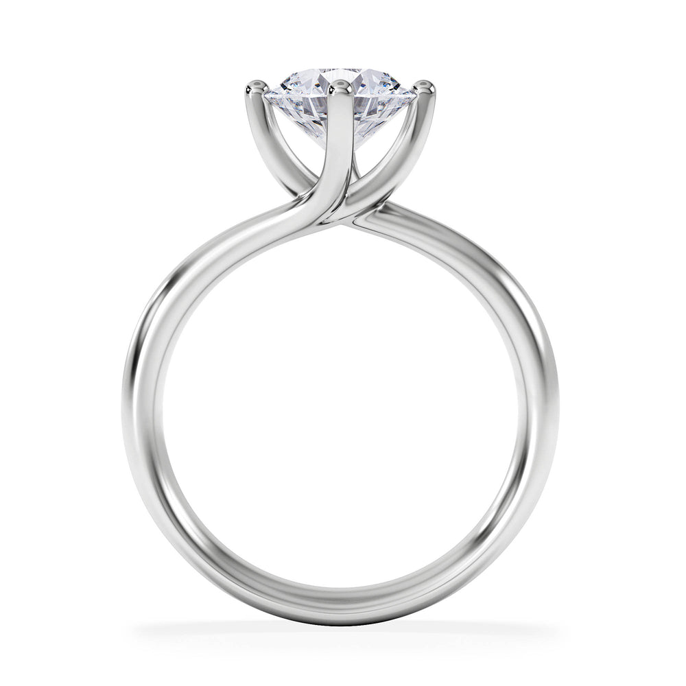 1.50ct Diamond Engagement Ring Lily Lab F/VS1 18K White Gold