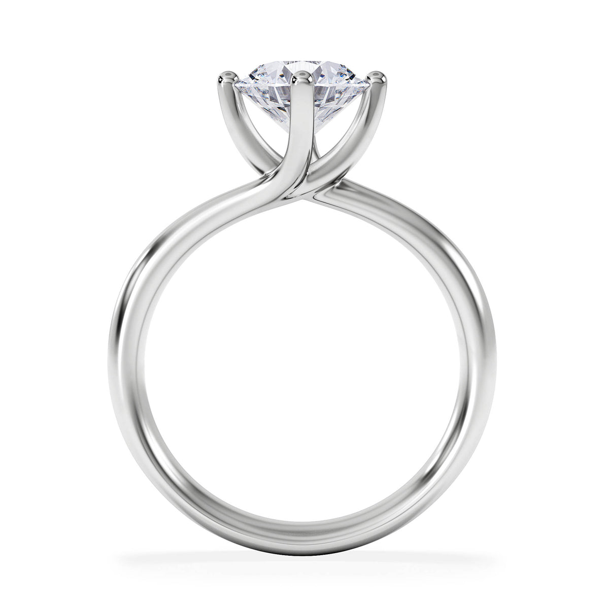 1.50ct Diamond Engagement Ring Lily Lab F/VS1 18K White Gold