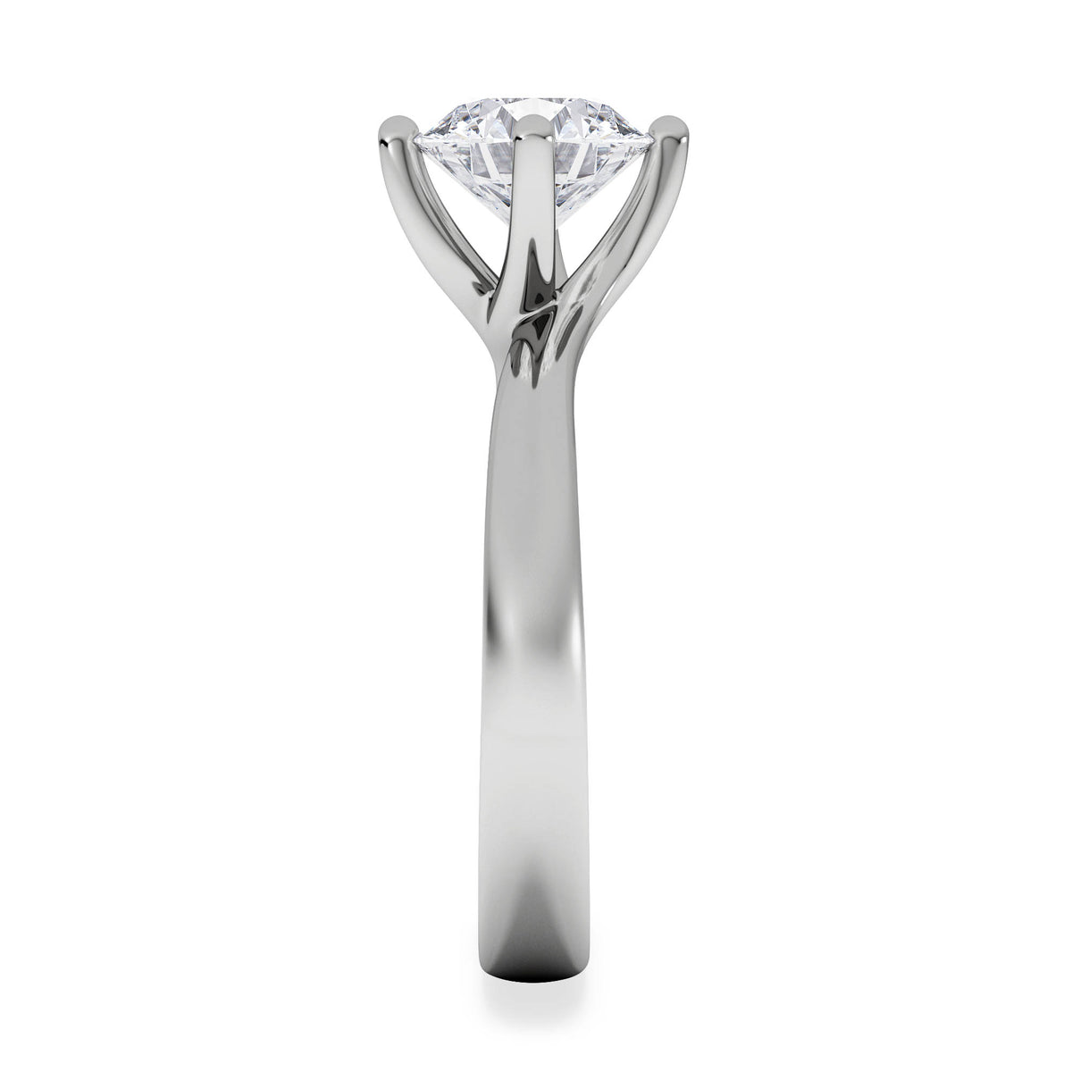 1.50ct Diamond Engagement Ring Lily Lab F/VS1 18K White Gold