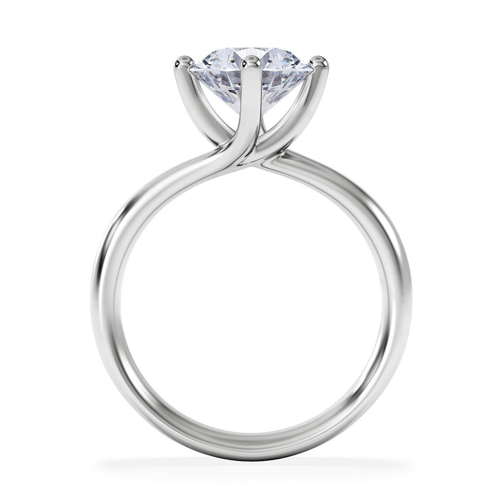 2 Carat Diamond Engagement Ring Lily Lab F/VS1 Platinum IGI Certified