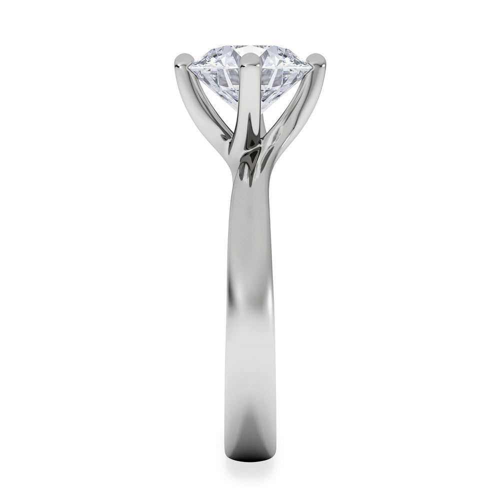 2 Carat Diamond Engagement Ring Lily Lab F/VS1 Platinum IGI Certified