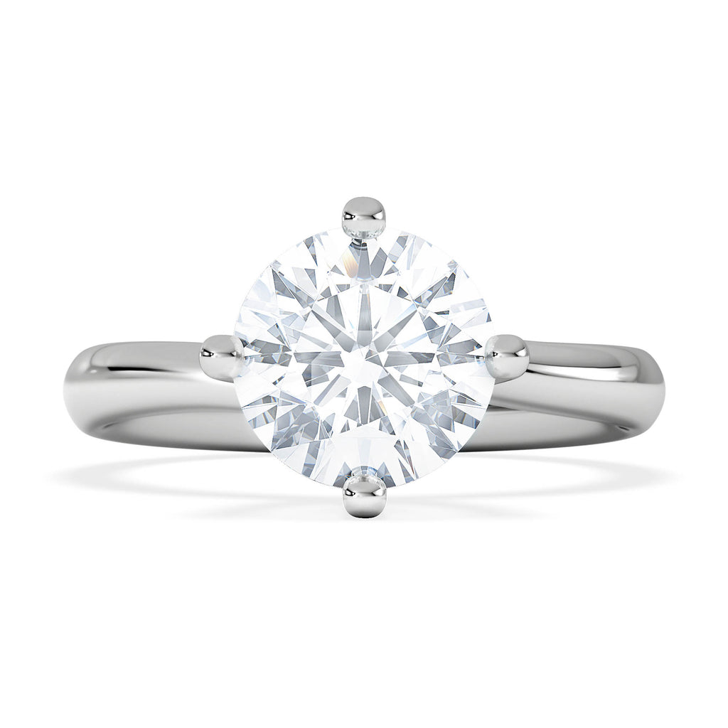 2 Carat Diamond Engagement Ring Lily Lab F/VS1 Platinum IGI Certified