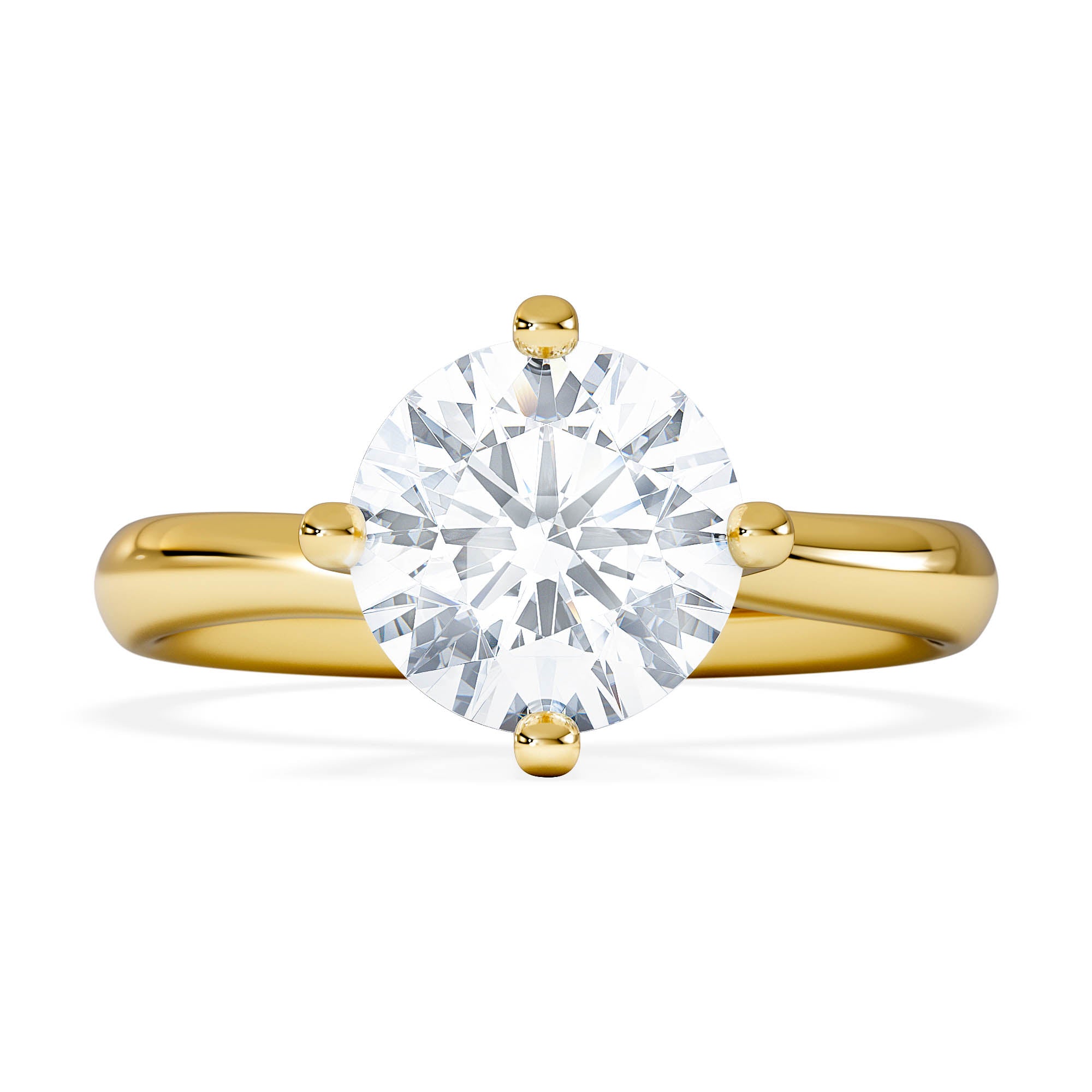2 Carat Diamond Engagement Ring Lily Lab F/VS1 18K Gold IGI Certified