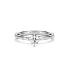Engagement Ring Certified 0.50CT Lily Platinum G/VS