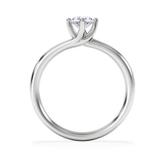 Engagement Ring Certified 0.50CT Lily Platinum G/VS
