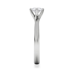 Certified 0.50CT Lily Platinum Engagement Ring G/SI2