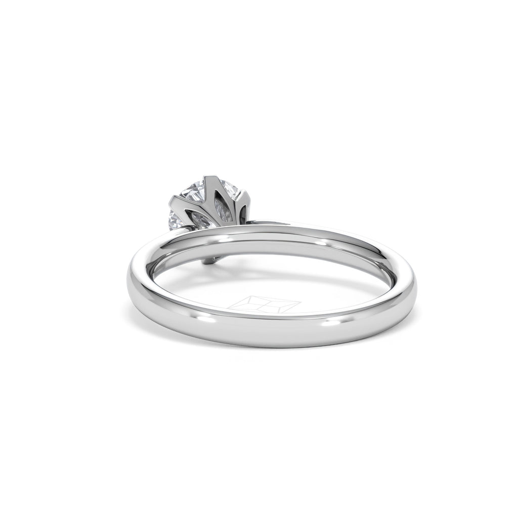 Certified 1.00CT Chloe High Platinum Engagement Ring G/SI2