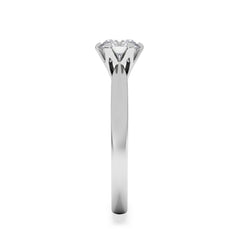 Certified 1.00CT Chloe High Platinum Engagement Ring G/VS