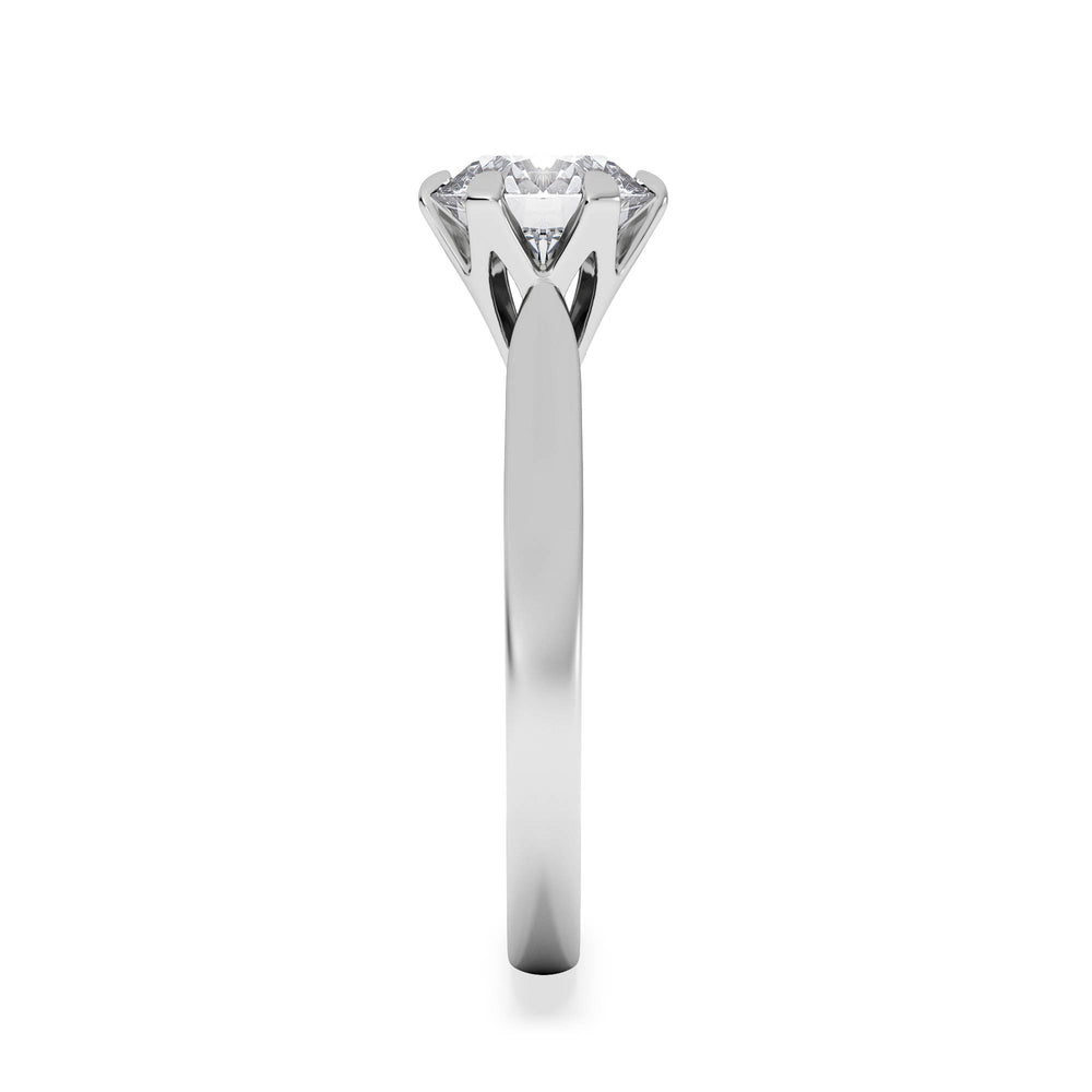 1.50Ct Diamond Engagement Ring High Set Chloe Lab F/VS1 18K White Gold