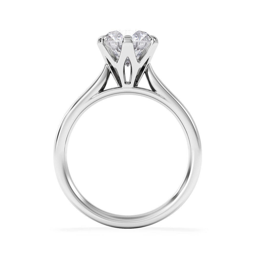 2 Carat Diamond Engagement Ring High Set Chloe Lab F/VS1 Platinum
