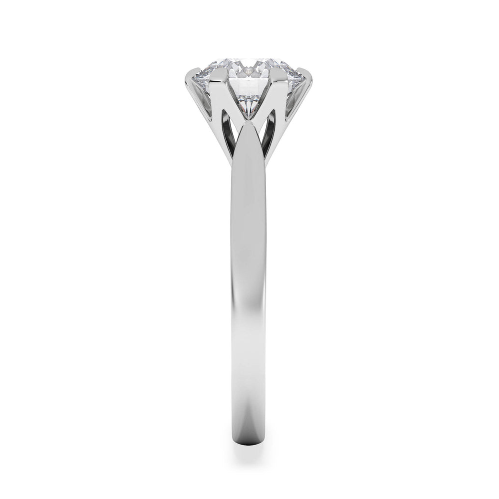 2 Ct Diamond Engagement Ring High Set Chloe Lab F/VS1 18K White Gold