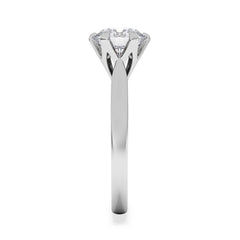 2 Carat Diamond Engagement Ring High Set Chloe Lab F/VS1 Platinum