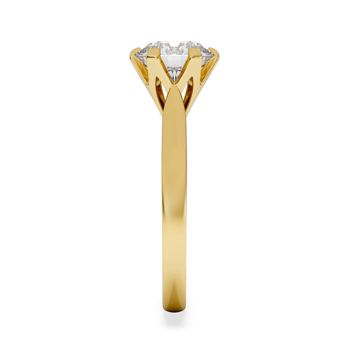2 Carat Diamond Engagement Ring High Set Chloe Lab F/VS1 18K Gold