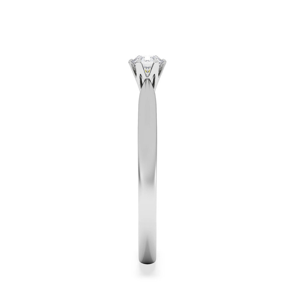 Engagement Ring High Set Chloe 0.25ct Lab Diamond G/Vs in 18KW Gold