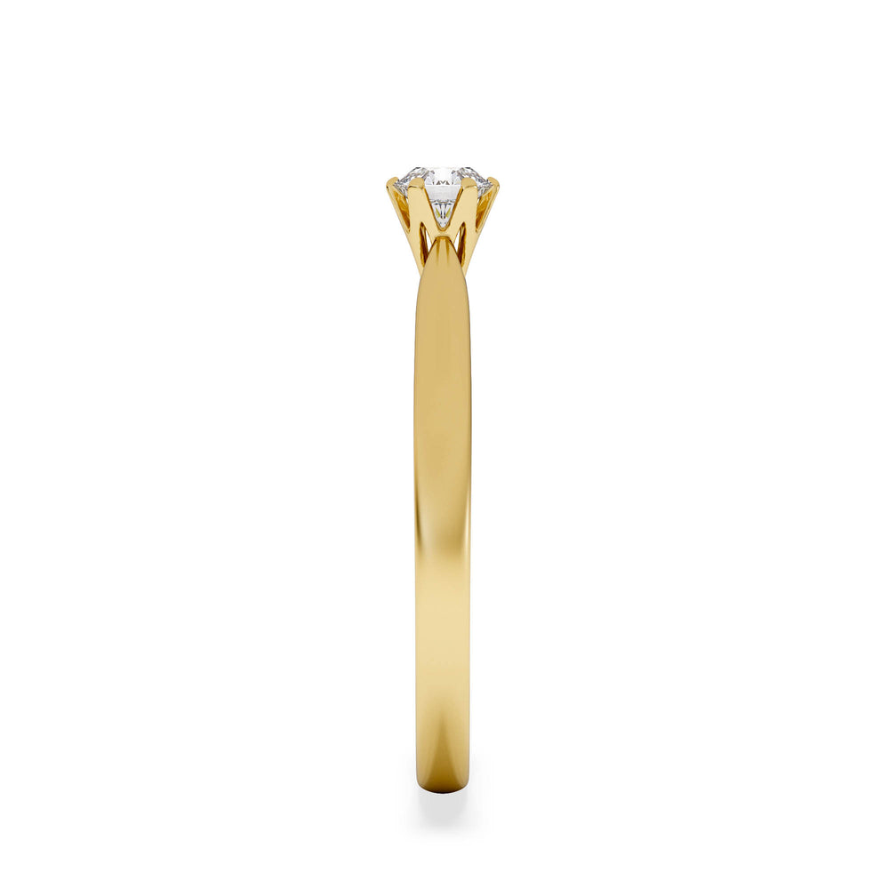 Engagement Ring High Set Chloe 0.25ct Lab Diamond G/Vs in 18K Gold