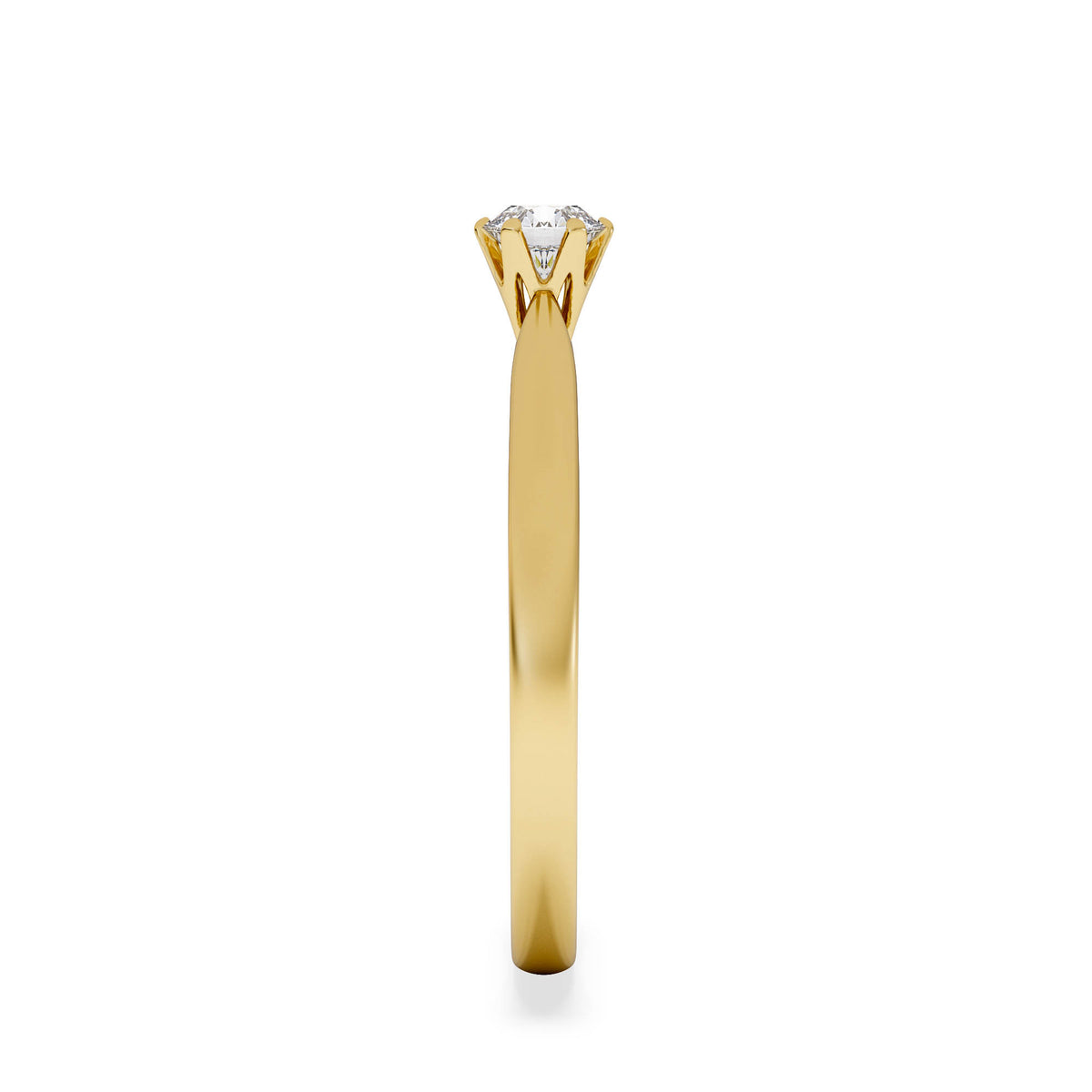 Engagement Ring High Set Chloe 0.25ct Lab Diamond G/Vs in 18K Gold