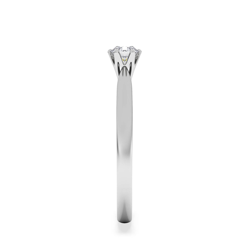Engagement Ring Certified Diamond 0.33CT G/VS High Set Chloe 18K Gold