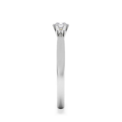 Engagement Ring High Set Chloe 0.33ct Lab Diamond G/Vs in 18KW Gold