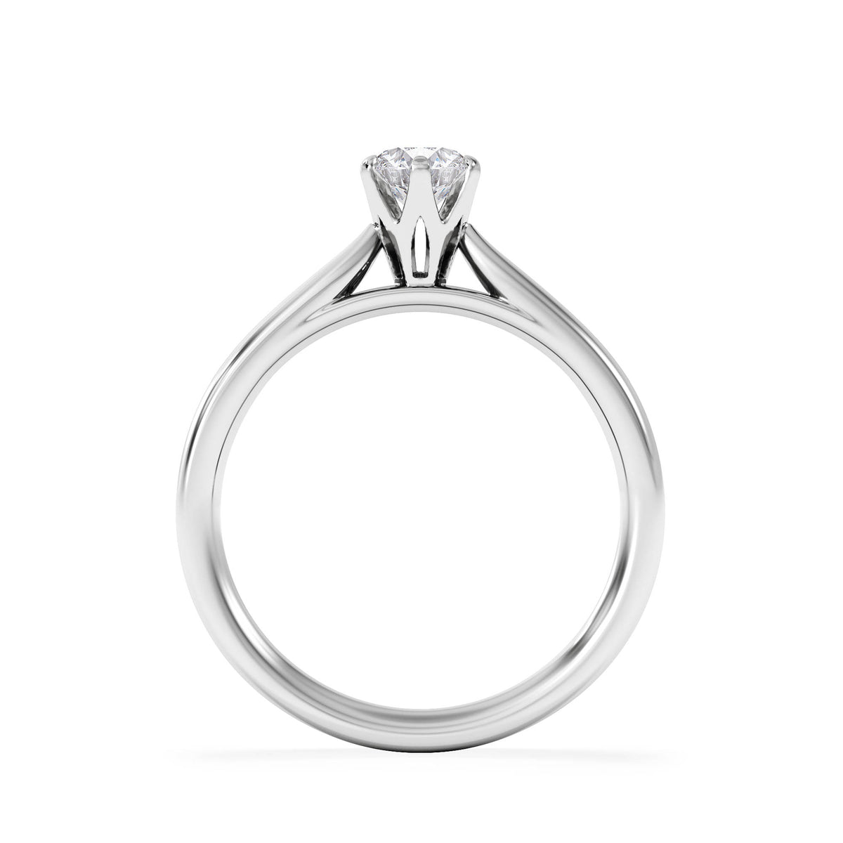 Certified 0.50CT Chloe High Platinum Engagement Ring G/VS