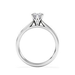 Certified 0.70CT Chloe High Platinum Engagement Ring G/VS