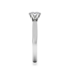 Certified 0.70CT Chloe High Platinum Engagement Ring G/VS