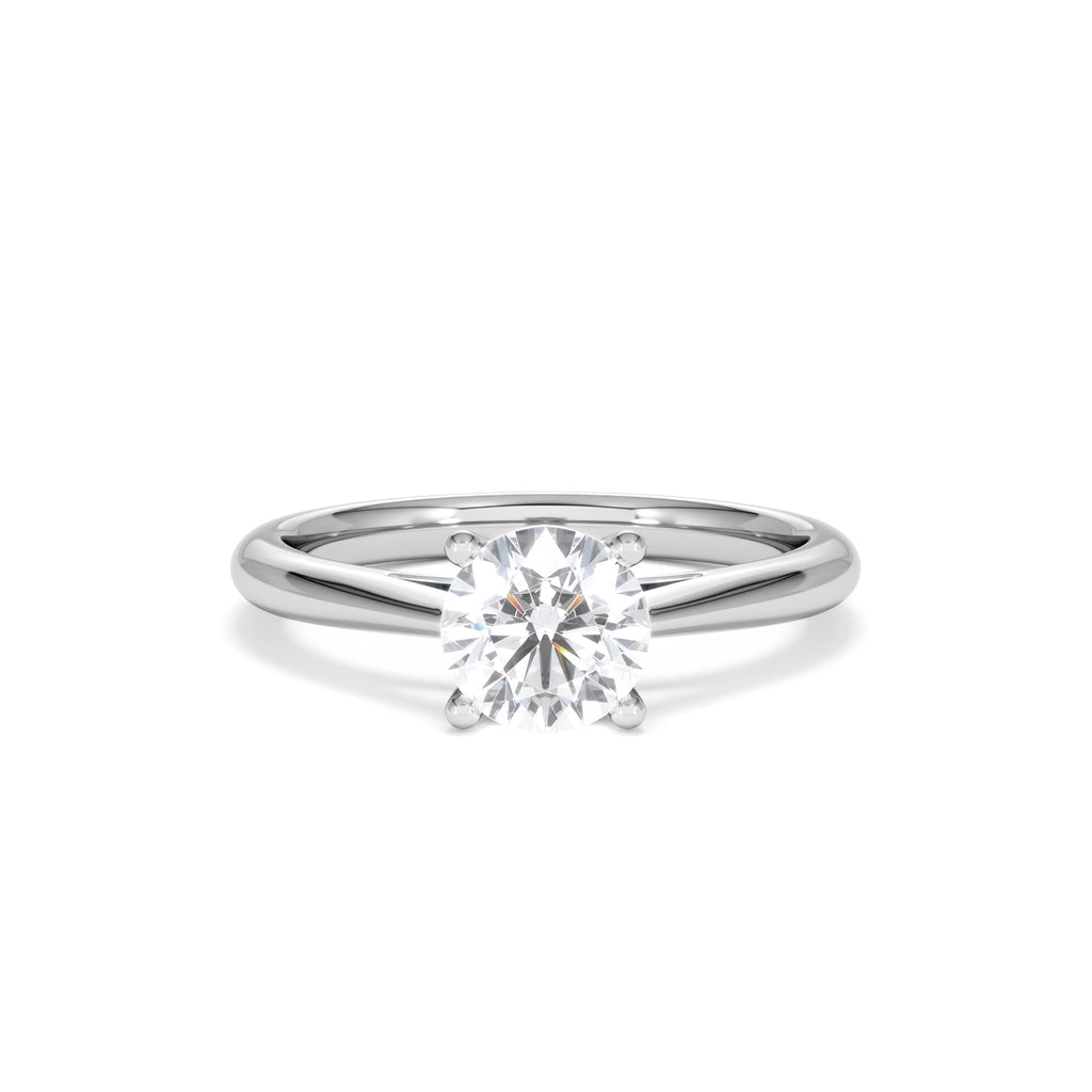 Engagement Ring Certified 1.00CT Elysia Platinum G/SI2