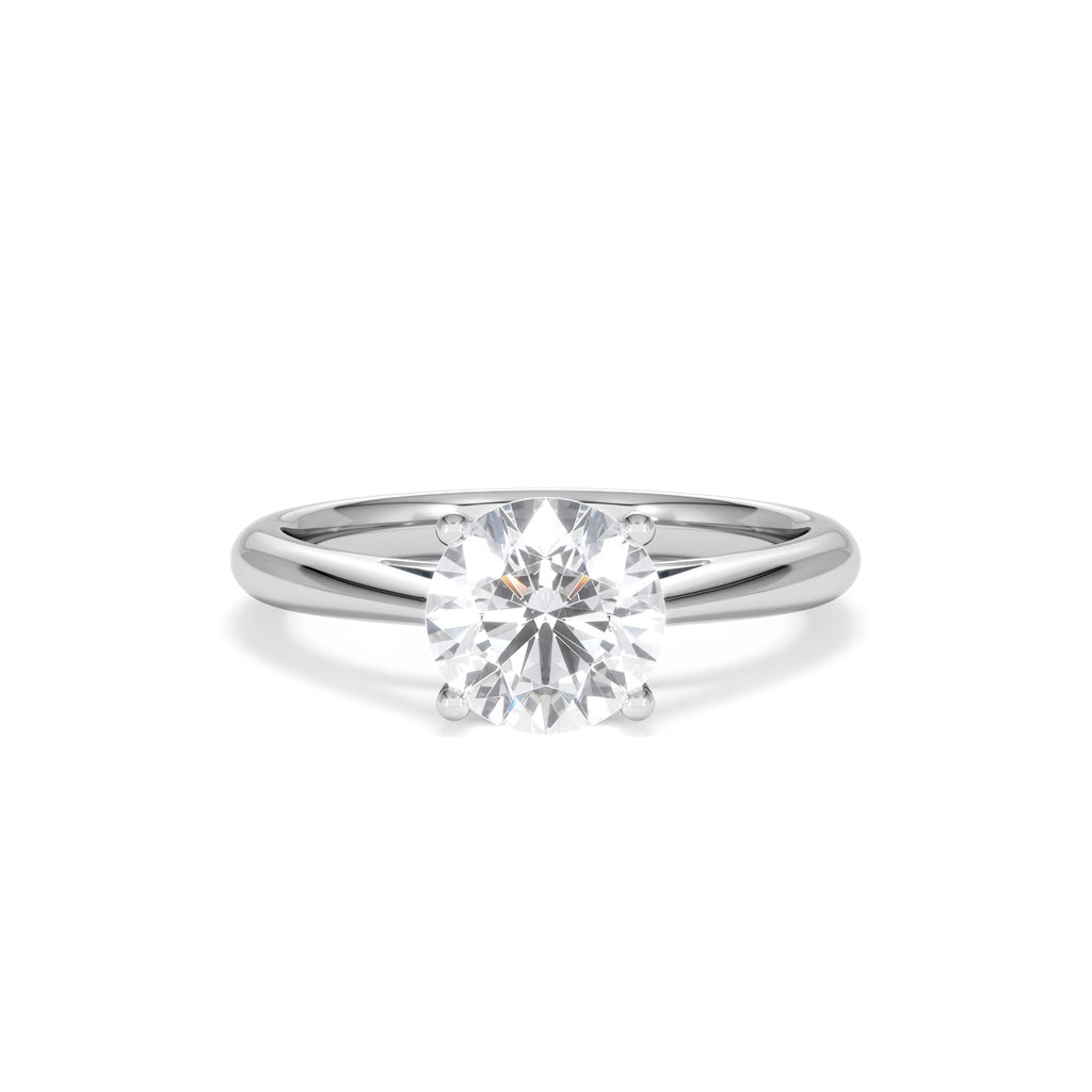 1.50ct Diamond Engagement Ring Elysia Lab F/VS1 18K White Gold