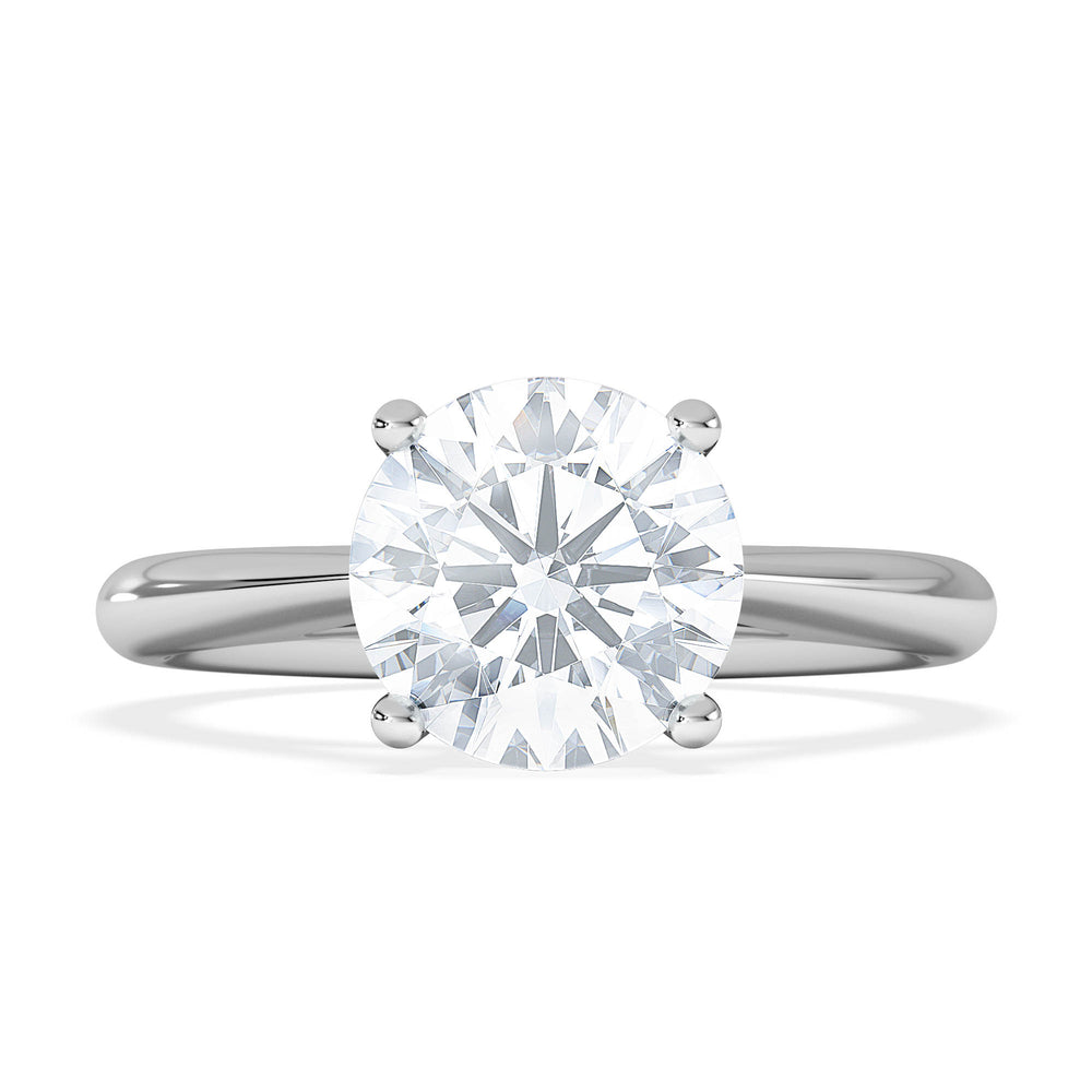 2 Carat Diamond Engagement Ring Elysia Lab F/VS1 18K White Gold