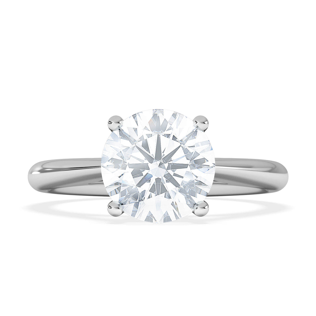 2 Carat Diamond Engagement Ring Elysia Lab F/VS1 18K White Gold