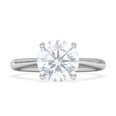 2 Carat Diamond Engagement Ring Elysia Lab F/VS1 18K White Gold