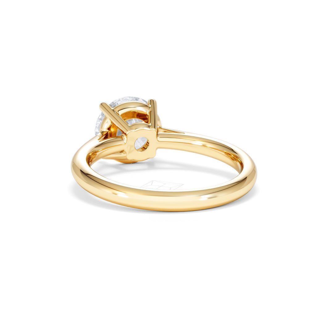 2 Carat Diamond Engagement Ring Elysia Lab F/VS1 IGI Certified 18K Gold