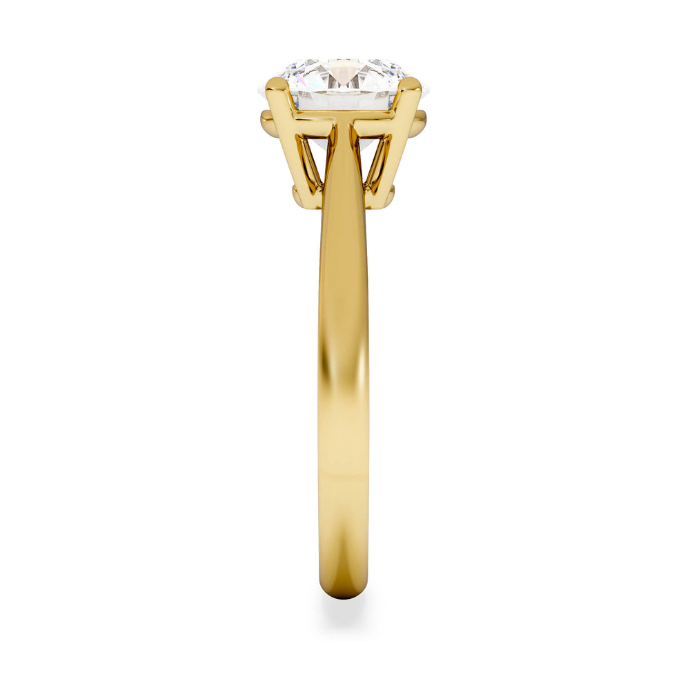 2 Carat Diamond Engagement Ring Elysia Lab F/VS1 IGI Certified 18K Gold