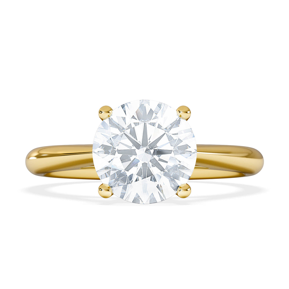 2 Carat Diamond Engagement Ring Elysia Lab F/VS1 IGI Certified 18K Gold