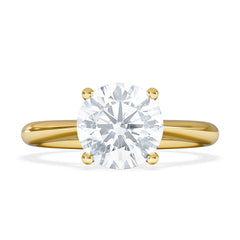 2 Carat Diamond Engagement Ring Elysia Lab F/VS1 IGI Certified 18K Gold