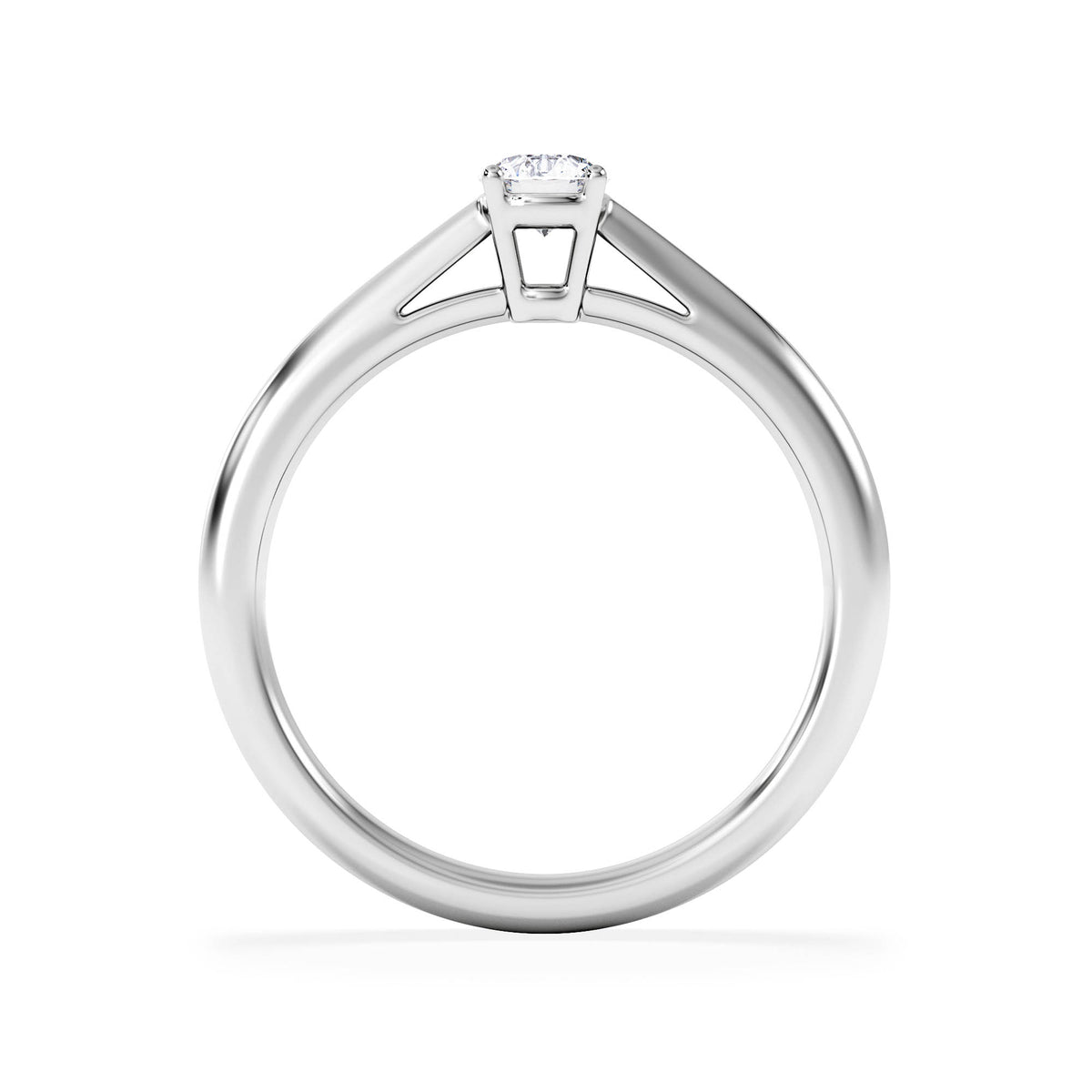 Engagement Ring Elysia 0.25ct Lab Diamond G/Vs in 18K White Gold