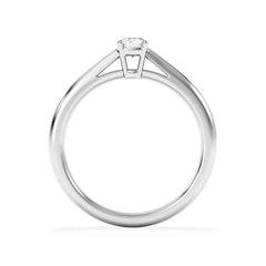 Engagement Ring Elysia 0.25ct Lab Diamond G/Vs in Platinum