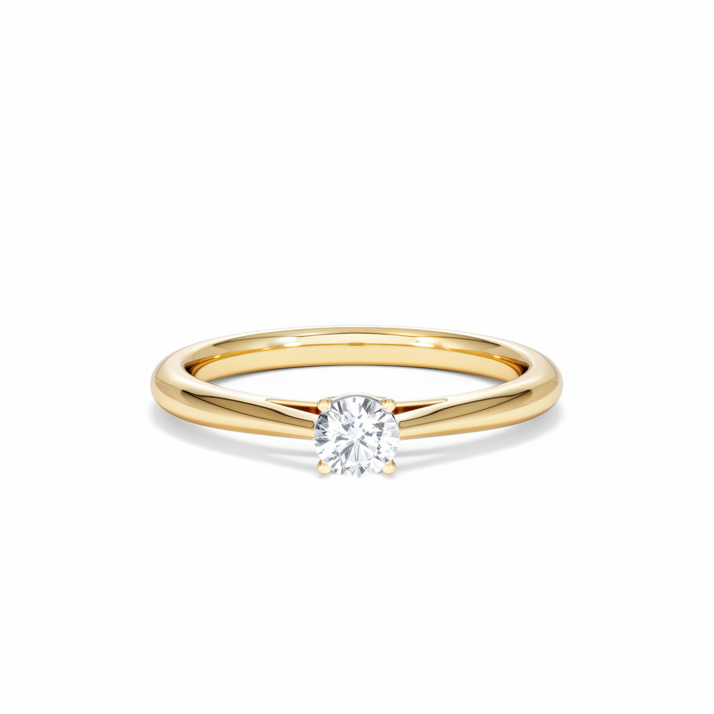 Engagement Ring Elysia 0.25ct Lab Diamond G/Vs in 18K Gold